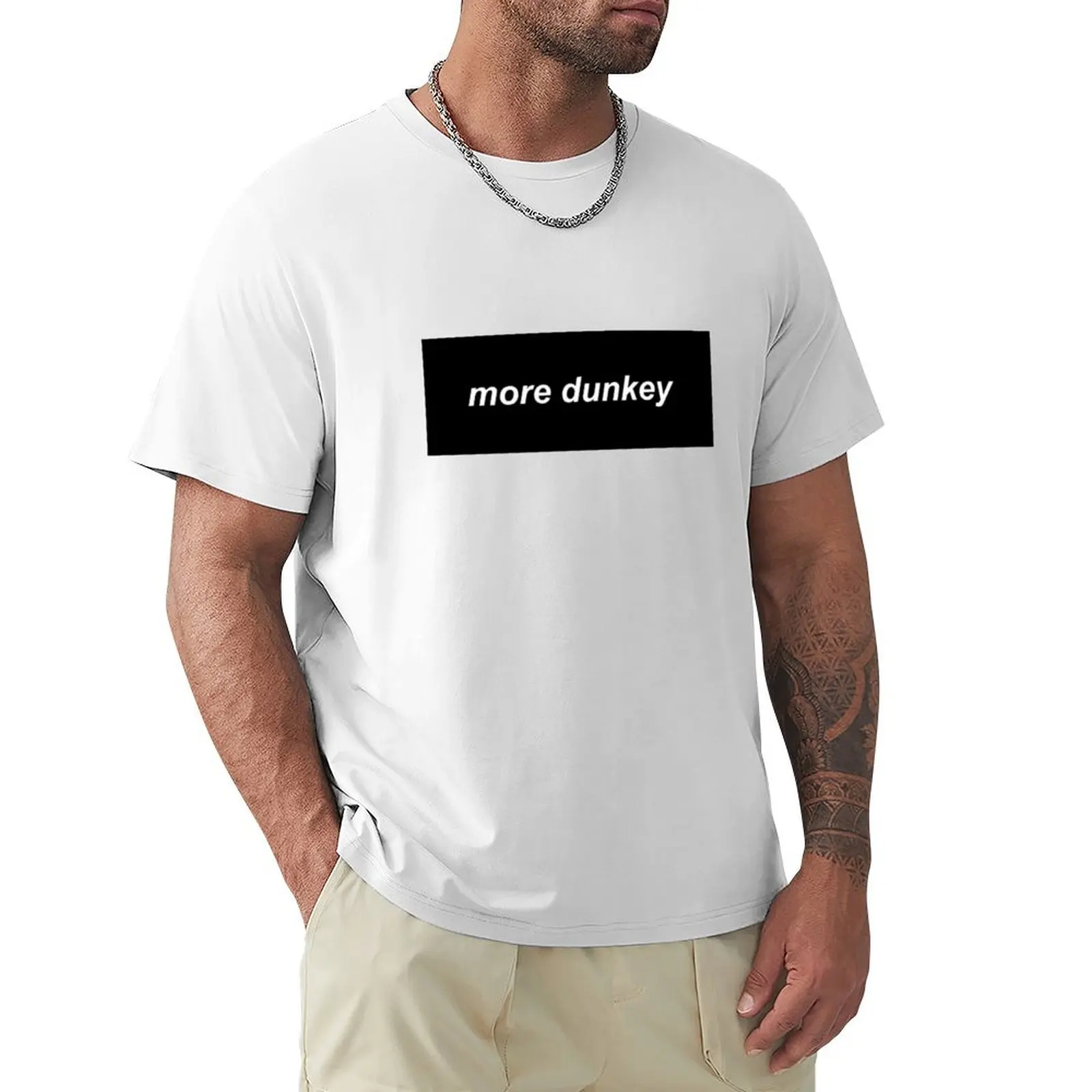 More Dunkey T-Shirt boys animal print customizeds t shirts men