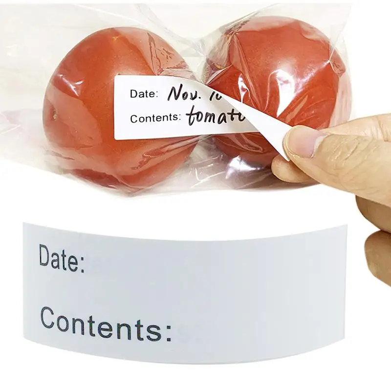 Roll Datum Label Sticker Voor Voedsel Opslag Etikettering Keuken Restaurants Supermarkt Opslag Labels Voedsel Container Opslag Label