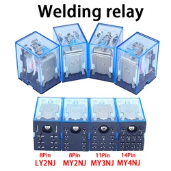 1PCS LY2NJ MY2NJ MY3NJ MY4NJ Welding Relay Small Electromagnetic Relay DC12V DC24V AC24V AC220V 12 volt switches and  relays