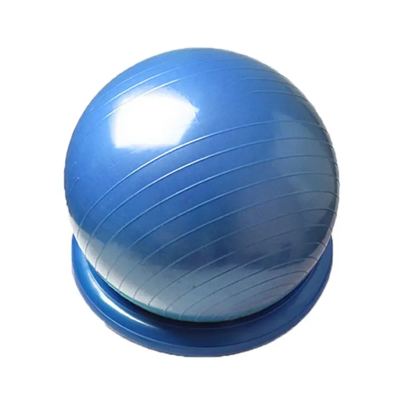 Base per palla da ginnastica rotonda in PVC stabilità Ball Balance Ball Seat supporto per palla multifunzionale riutilizzabile per esercizi di