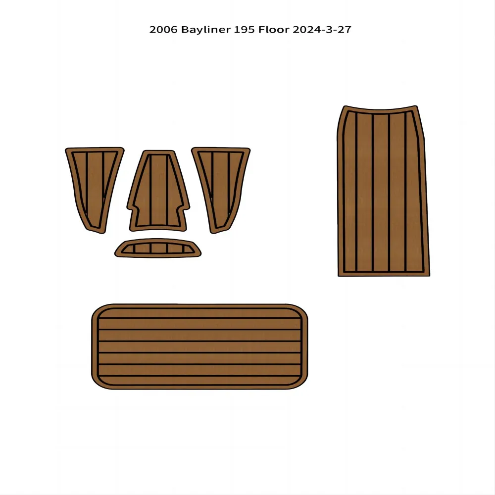 

2006 Bayliner 195 Подушка кабины лодки EVA пены искусственный Тиковый напольный коврик напольное покрытие SeaDek маринемат Gatorstep стильный самоклеящийся