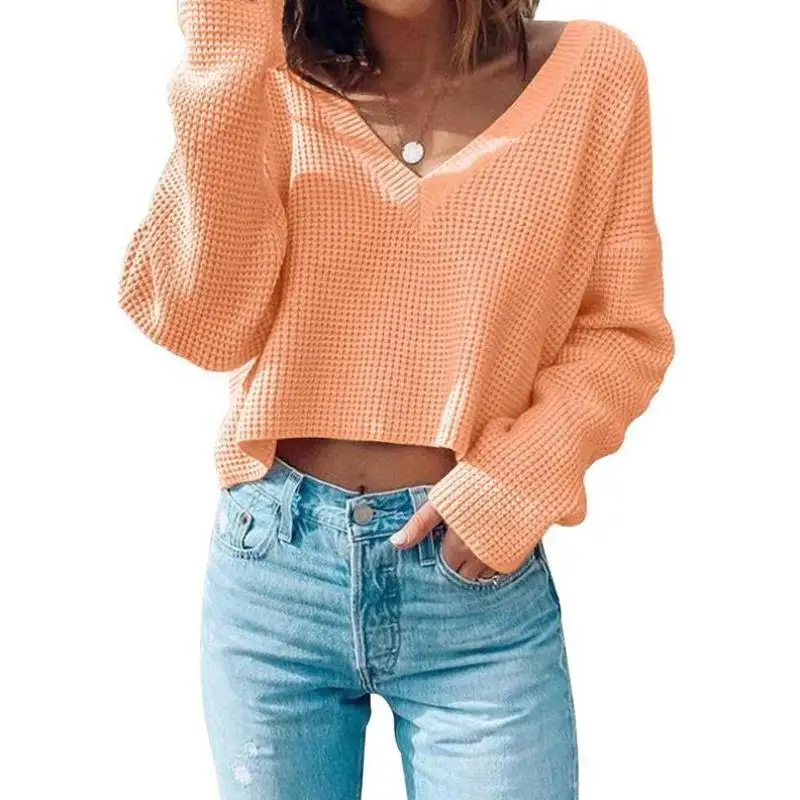 

ex Knitted Sweater Textured oulder Drop-down Design Coolmax Fiber Large Size Ciwalk Ne Nine-point Sve Defor...