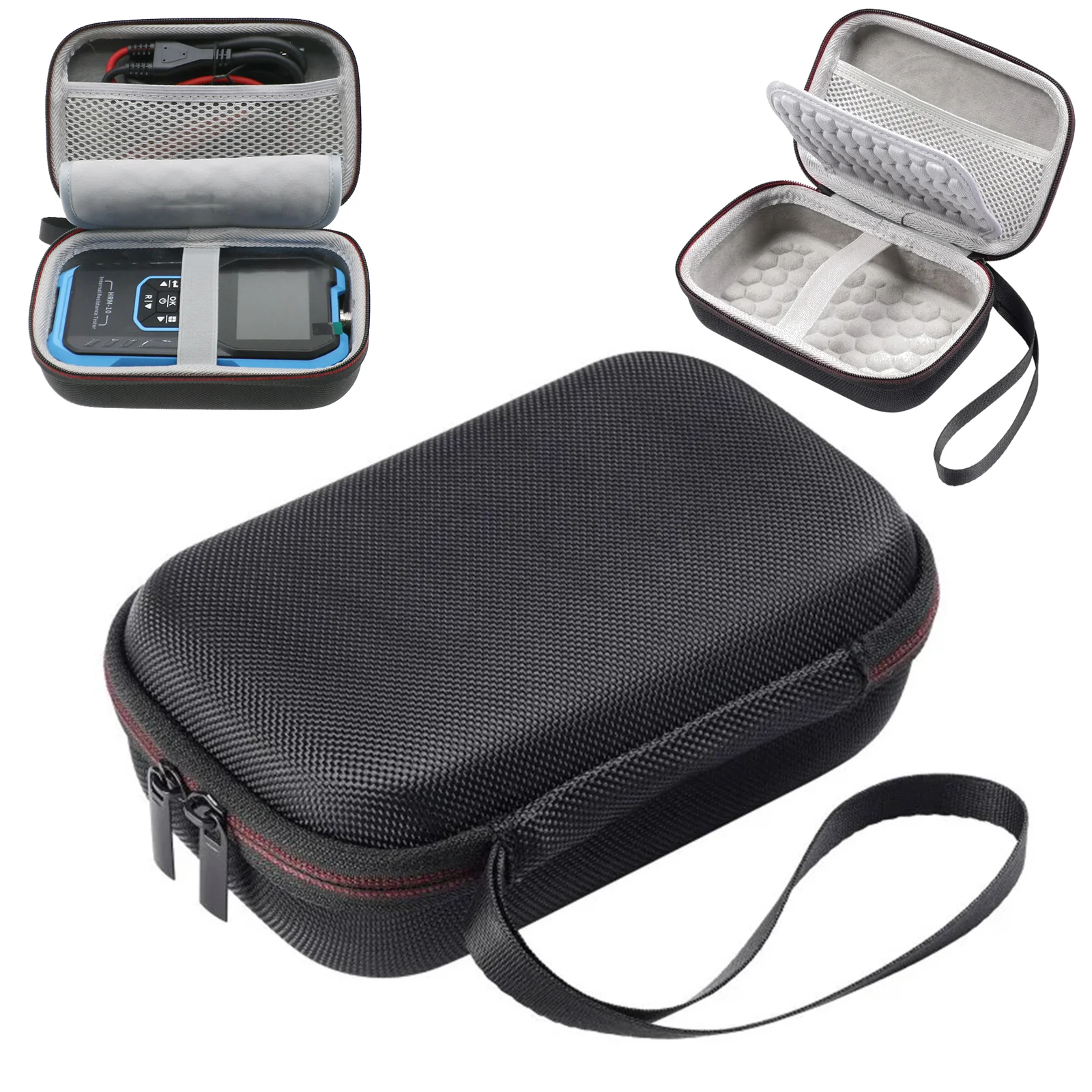 Hard Protective Case Fit for FNIRSI HRM-10 Battery Tester Protective Travel Bags Shockproof Scratch-Resistant Lightweight