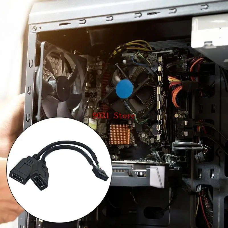 USB2.0 9pin tecla tipo e doble E Cable Convadores Tipo C cable Cable