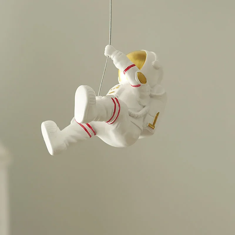 مصباح غرفة الأطفال لرائد الفضاء، مصباح سقف غرفة النوم، مصباح غرفة الصبي المبتكر الحديث والبسيط