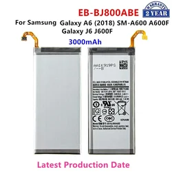 Brand New EB-BJ800ABE 3000mAh Battery For Samsung Galaxy A6 (2018) SM-A600 A600F Galaxy J6 J600F Mobile Phone