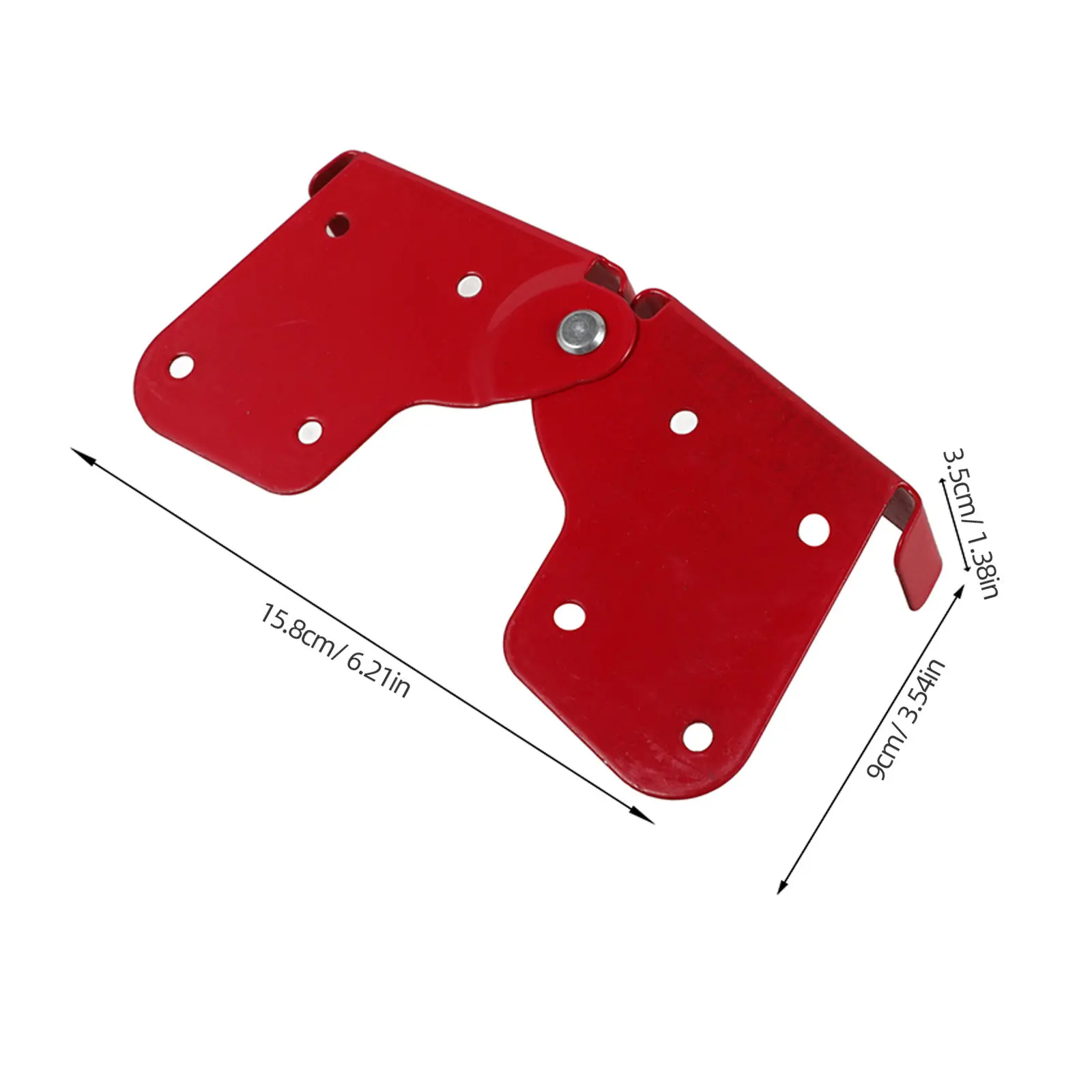 2Pcs Thickened Folding Ladder Hinge Reinforced Attic Ladder Replacement Kit Herringbones Tie Rod Anti Slip Screws