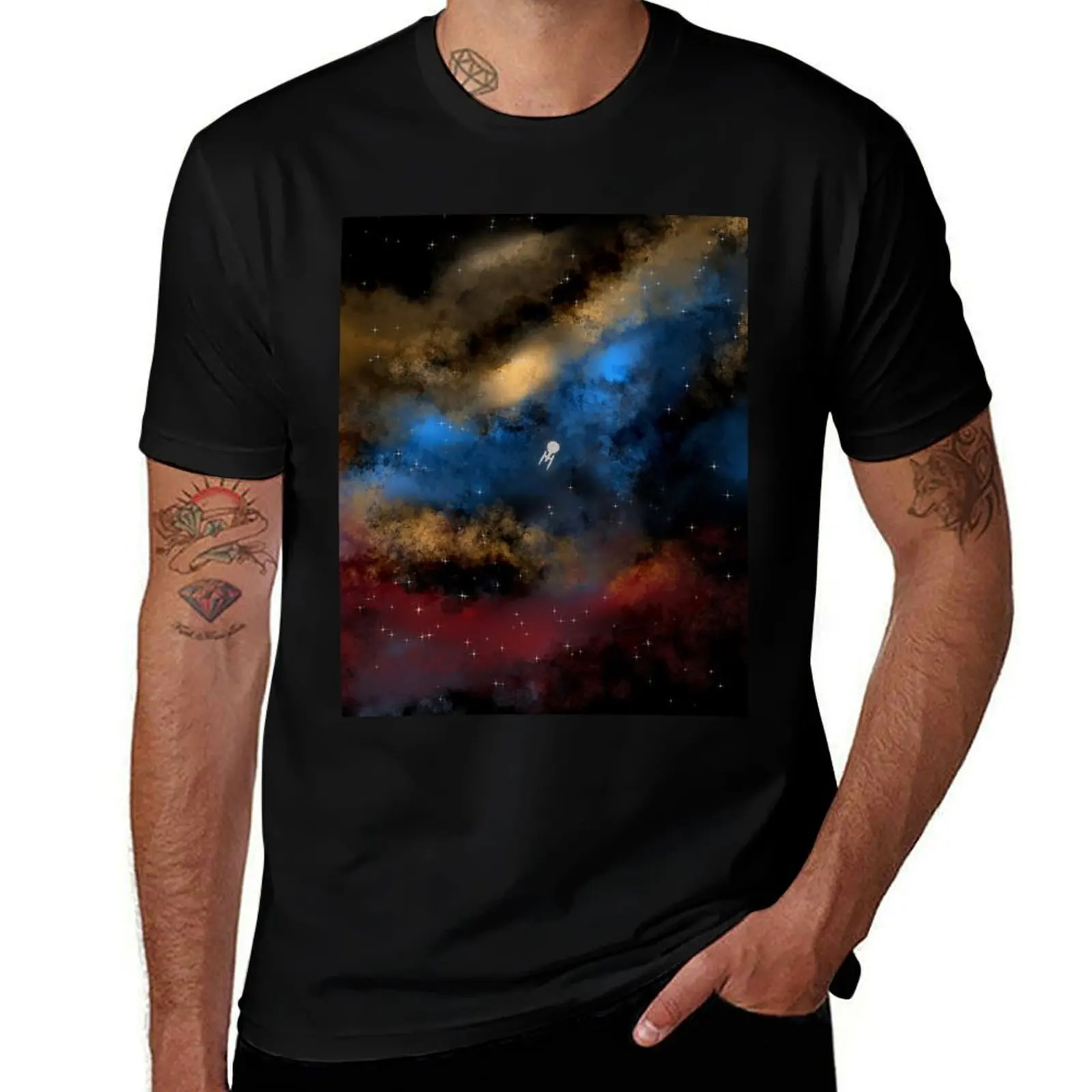 

Star Trek - Boldy Going digital painting - StarTrek T-Shirt Basic Regular Fit Casual T-Shirt
