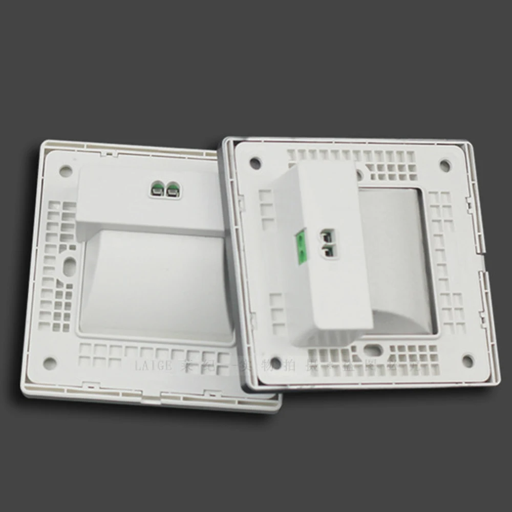 Recessed Wall Lamp Led Stair Lights Non-Sensor Corridor Nightlights for Cabinet Closet  Kitchen Luminaires Black White 22v 110v