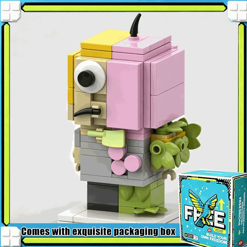 New 109PCS Superhero Berry Hero Figure Model Custom Building Blocks Pink Cartoon Warrior DIY Assembly Brick Toy Collection Gift