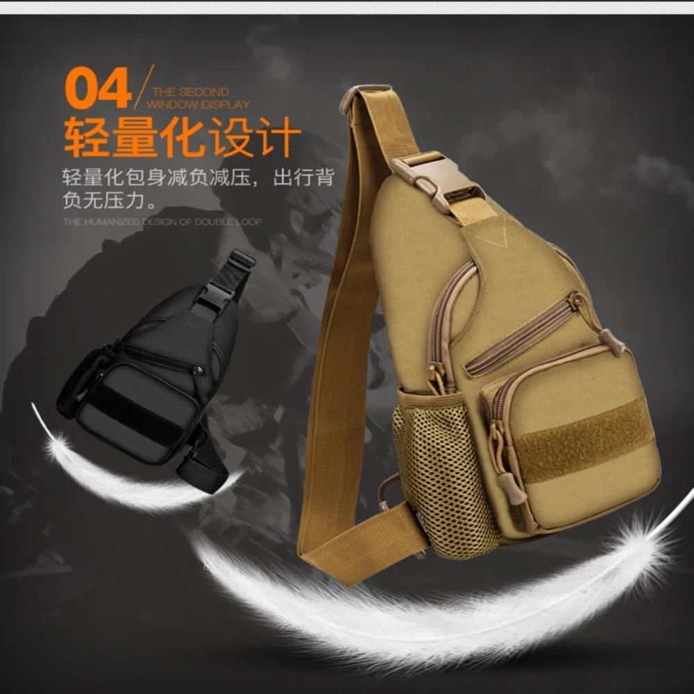 Mini Climbing Multi-Purpose travel Crossbody Fishing Bag Fishing Tackle Sling Bag Outdoor Waterproof Shoulder Backpack