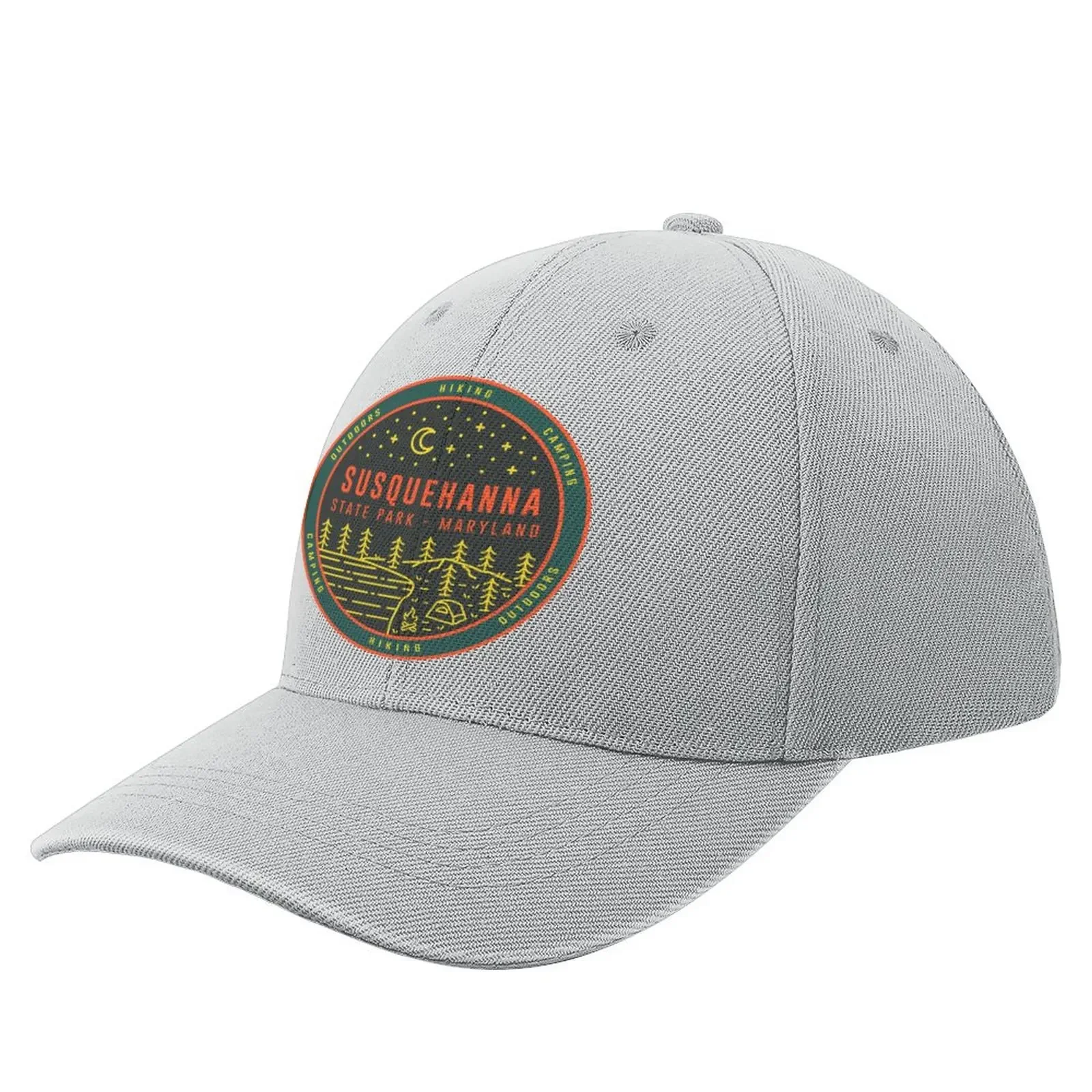 Susquehanna State Park Sketch Logo Baseball Cap Military Cap Man Hood Men'S Hat Women'S