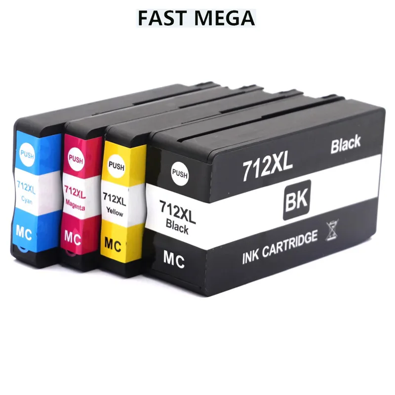 

Compatible with HP HP712 712XL ink cartridges T650 T250 T630 T230 T210 printer ink cartridges