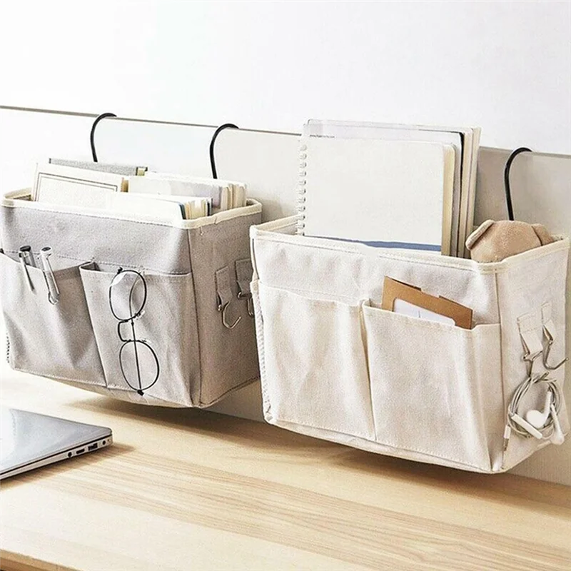 ABWR-Bedside Hanging Bag Storage Bag Bedroom Magazine Storage Bag Toy Rack Baby Tissue Box Home Storage Bag