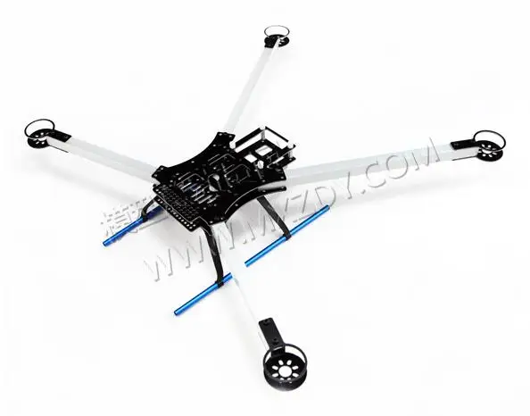 SPIDER Alien Mini 4-axis Copter Kit Rotor spacing: 400mm for 2204 2205 brushless motor 5-6inch Propeller RC car frame kit