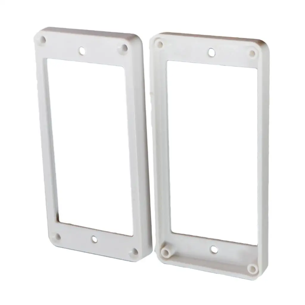 Double Coil Humbucker Pickup Frame Durable Plastic Mounting Ring Neck Bridge Electric Guitar Replacement for Parts and Repairs