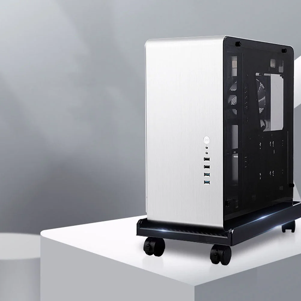 Stand Computer Cpu Tower Pc Holder Wheels carrello Mobile scaffale Carrier Host Machine Desk Mainframe Caster Rolling Carpet Floor Rack