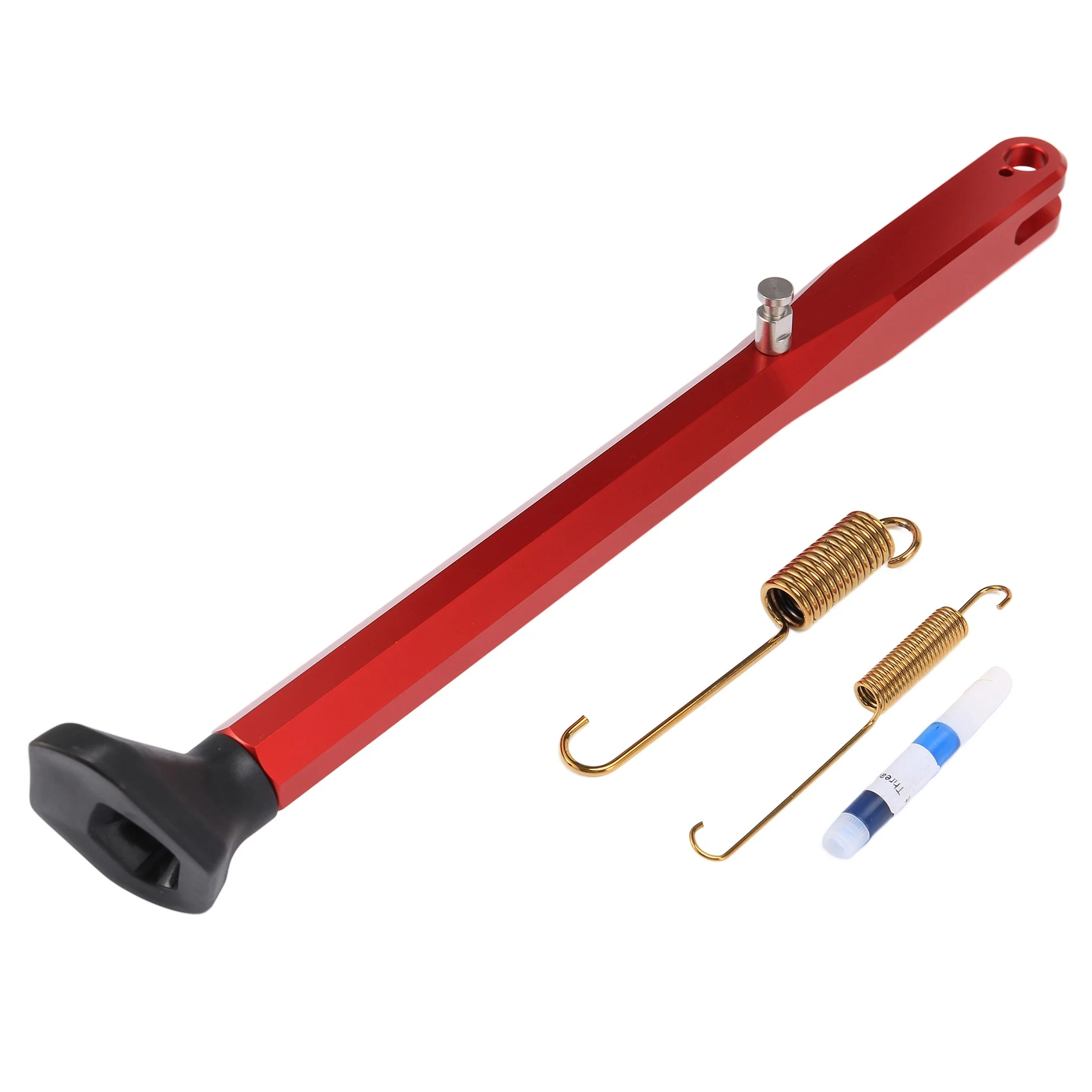 Motorcycle Parking Side Stand Kickstand Spring Foot Stop for Honda CRF300L CRF300 Rally CRF 300L 2021 2022(Red)