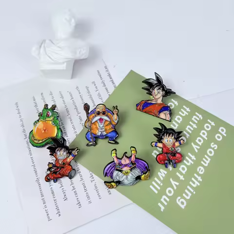 Anime Funny Cartoon Character Brooch Creative Enamel Pin Metal Badge Clothes Decorative Jewelry Gift for Friends