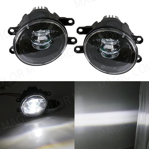 Para Toyota luces antiniebla LED compatibles con Corolla RAV4 Camry Yaris Prius CHR Hilux Lexus faros de coche luces de circulación diurna 12V