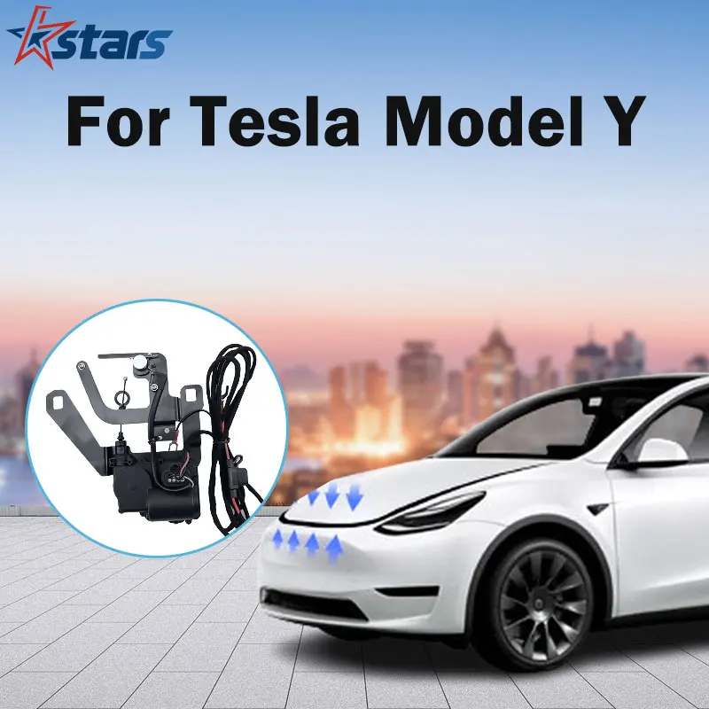 For Tesla model Y 2020-2024 Front Spare Box Electric Suction Lock Automatic Frunk Soft Closing Auto Closer Cars Accessories