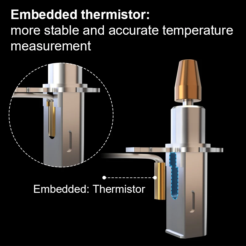 Imagem -05 - Trianglelab Rapido Ace Hotend Alto Fluxo Alta Velocidade Alta Temperatura Acionamento Direto ou Arcden Compatível com Extrusora Voron Dde Rapido