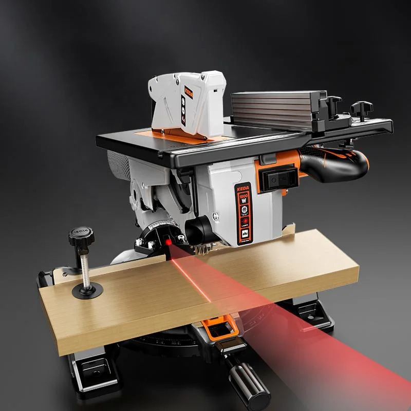 KD-1800 Compound Saw 240mm Max Cutting Length, Quick-Clamp Fixture, Zero-Drift Operation