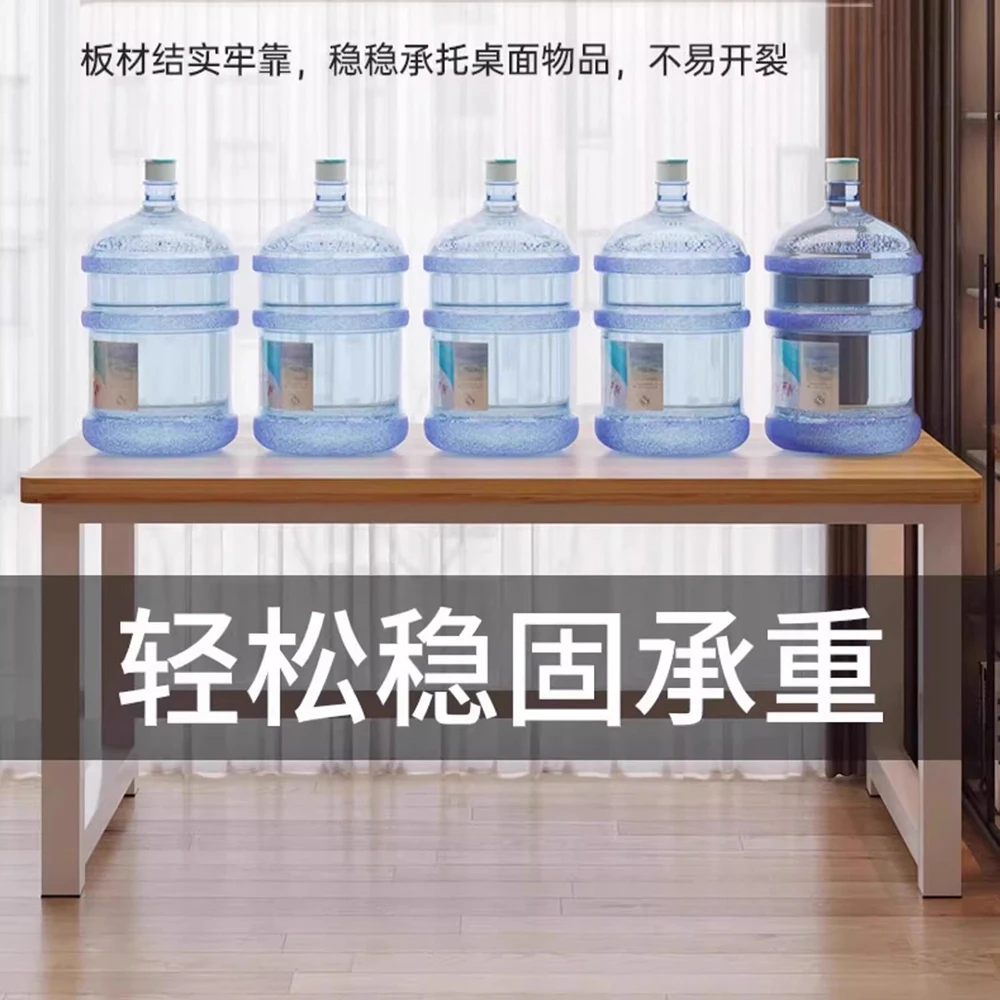 Solid Wood Computer Desktop Desk for Home Use, Simple Writing Desk for Students, Workbench, Long Strip,rental House, Small Table