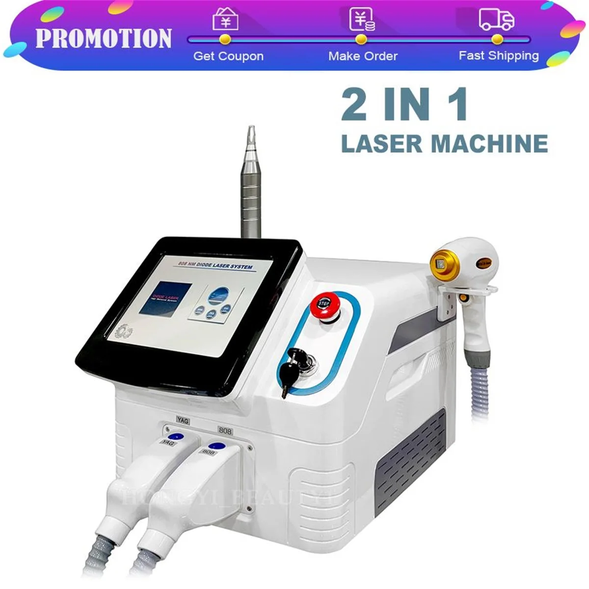 

2024 NEWEST 808nm diode laser hair removal machine 3 wavelength hair removal laser picosecond laser tattoo removal nd yag laser