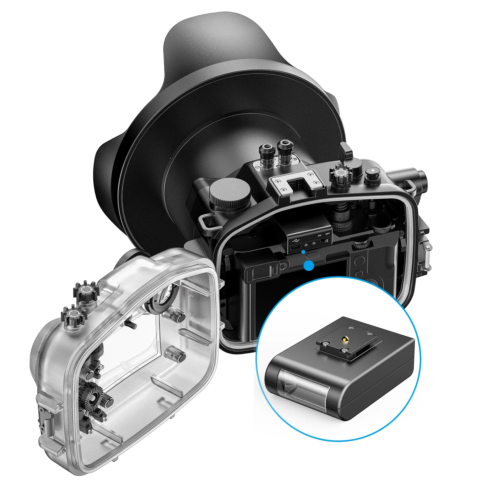 Universal Rechargeable Flash Trigger for Canon Nikon Sony Camera TTL High Speed Trigger Flash Synchronizer Accessories