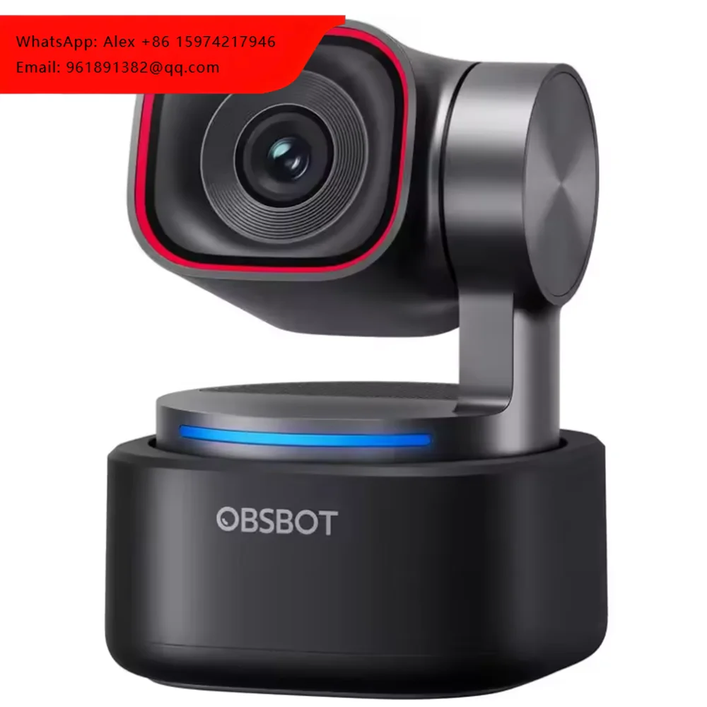 

Newest OBSBOT Tiny 3 AI-Powered PTZ Compact Seamless AI Tracking 4K USB PTZ Webcam For Video Streaming
