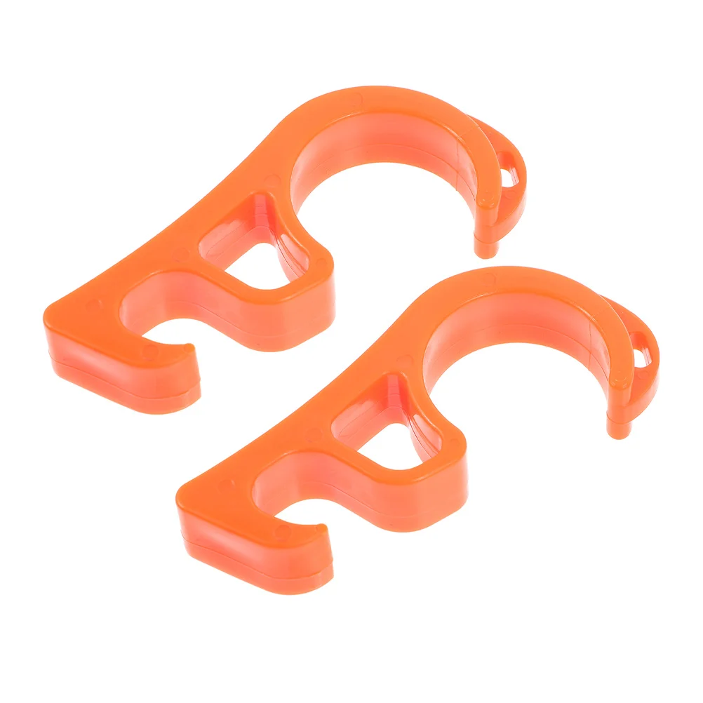 

2pcs Bike Brake Lever Hook Motorcycle Handlebar Lock Plastic Safety Lock for Bikes Orange Easy Install Sturdy Material