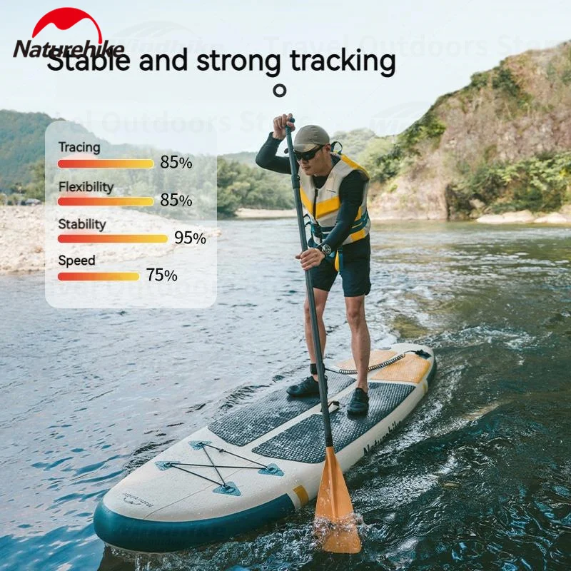 Naturehike Inflatable Paddle Board Stand Up Surfboard 305cm Water Sports EVA Non-Slip SUP Backpack Paddle Board Surfing Portable