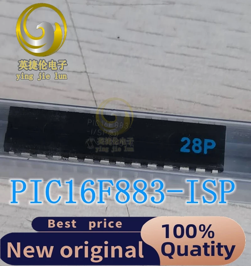 PIC16F883-I/SP   PIC16F883-ISP  PIC16F883   DIP28   100% New