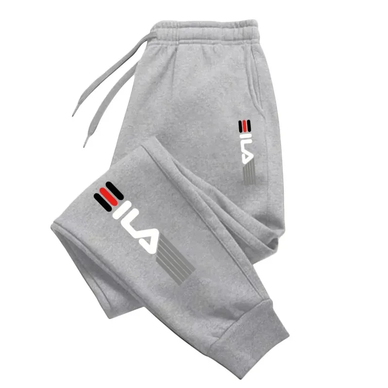 Men's autumn and winter trendy casual pants, jogging pants, elastic waisted sports casual pants, loose fitness sweatpants