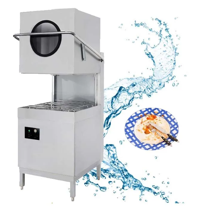 Fully Automatic Electric Commercial Dishwasher Freestanding Washing Dishes Machine