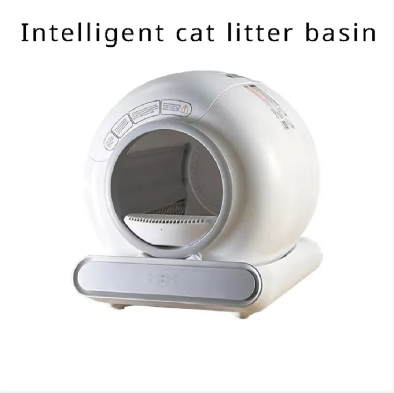 65L New Automatic Intelligent Cat Litter Box Self-cleaning Fully Enclosed App Control Pet Toilet Ion Deodorizer Cat Litter Box