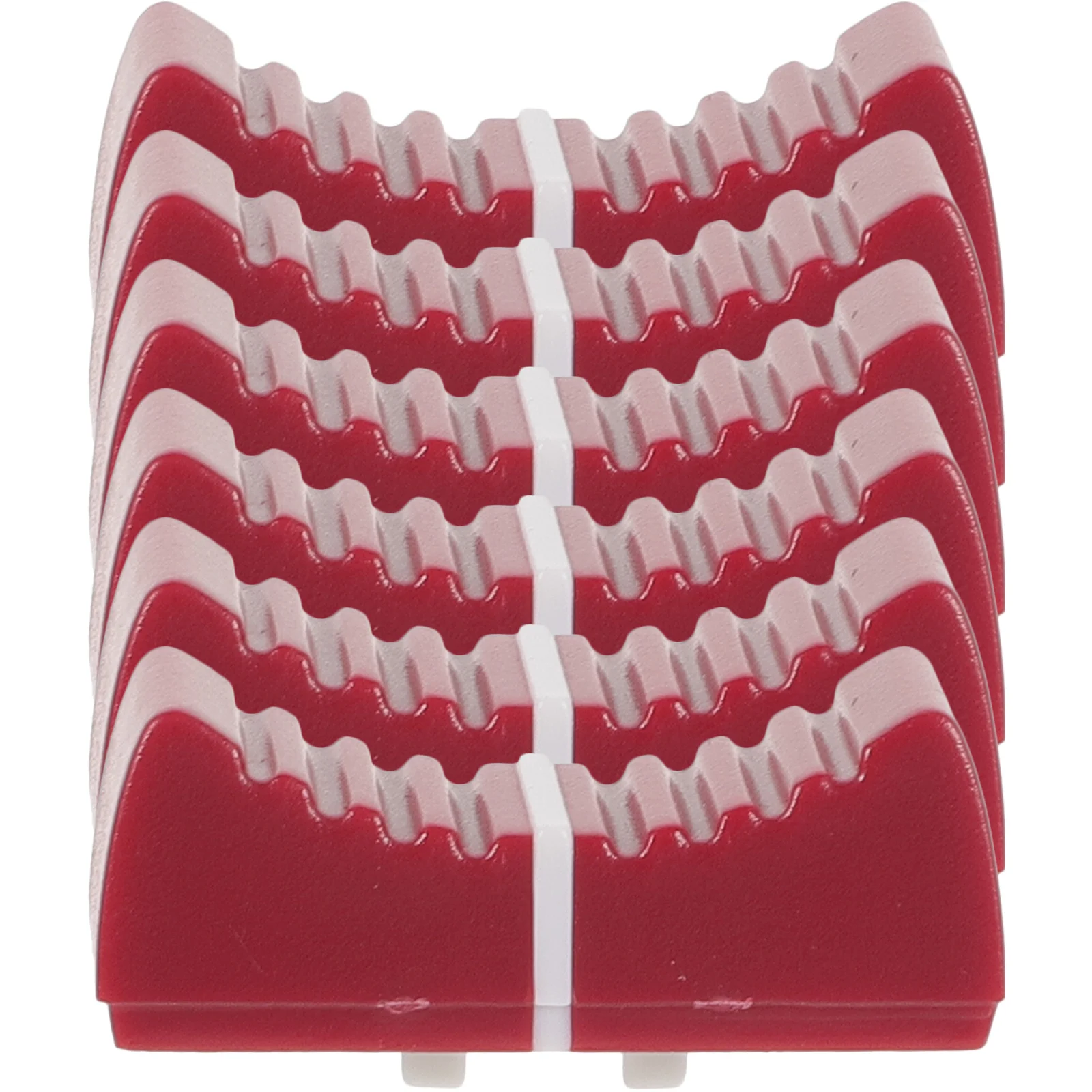 

6Pcs Straight Potentiometer Slide Knobs Slider Caps Flat Push Replacement for Guitar Console Brightness Volume Adjustment