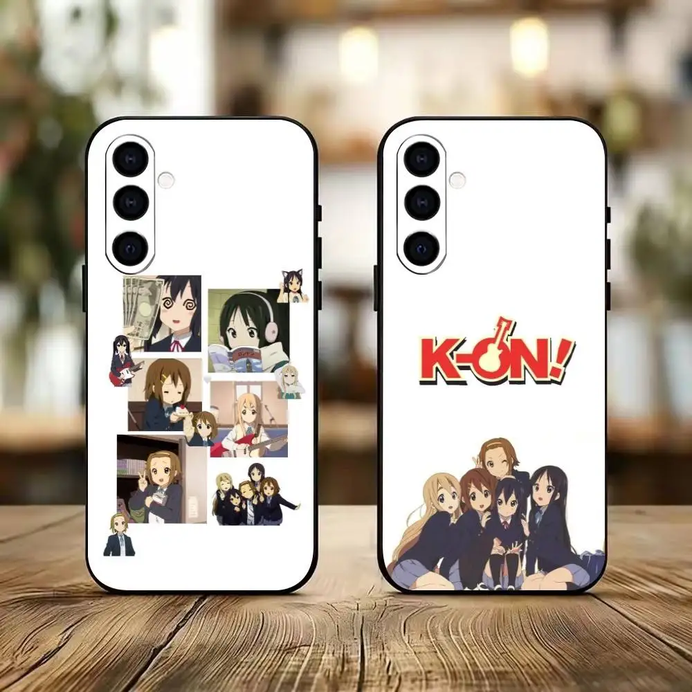 A-Amine K-ON  Phone Case For Samsung Galaxy A73,A72,A71,A70,A53,A52,A51,Soft Silicone Black Cover