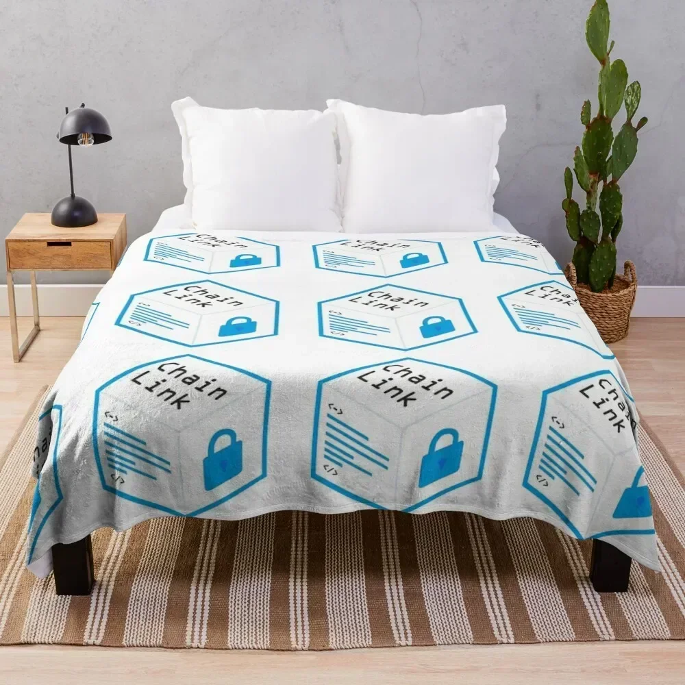 

Chainlink Throw Blanket Custom Multi-Purpose Blankets Decorative Beds Bed covers Beach Luxury Throw Blankets
