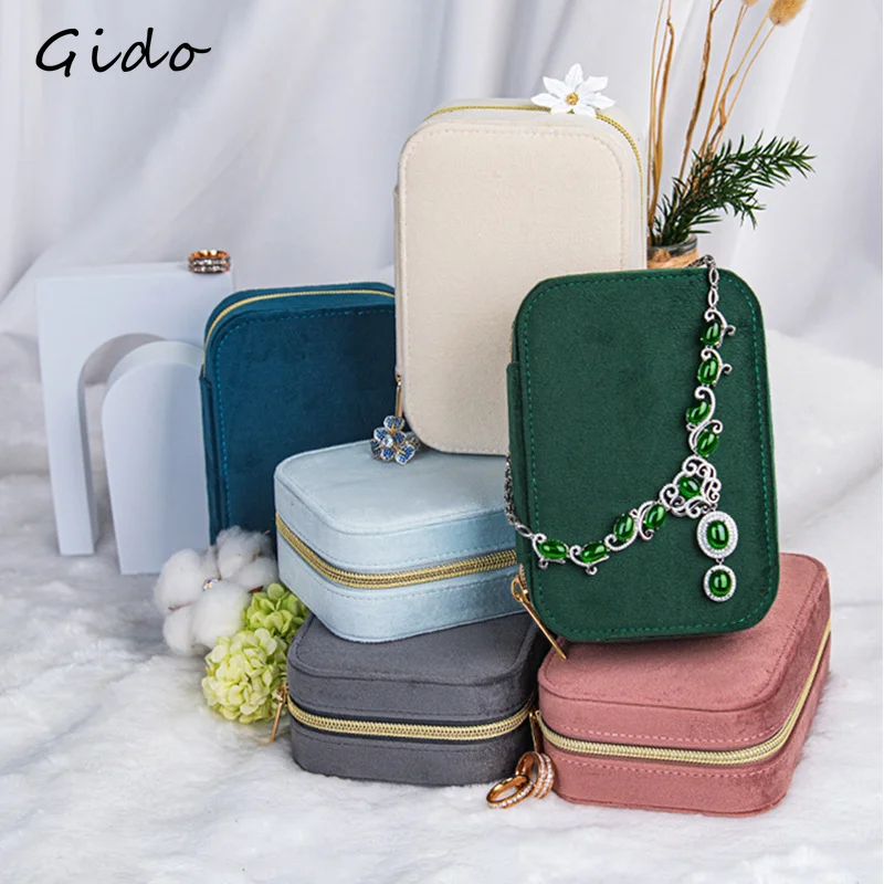 

Portable Jewelry Box Jewelry Organizer Display Travel Jewelry Case Boxes Storage Joyeros Organizador De Joyas