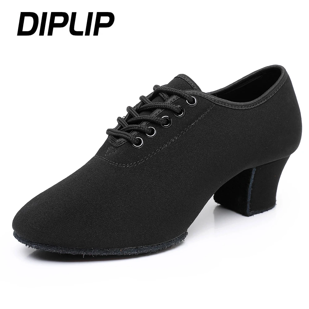 Diplip Dance Shoes Character Shoes Jazz Tango Ladier Ballroom Dancing Shoes Dance Shoes Women High Heels Canvas Practice Shoes