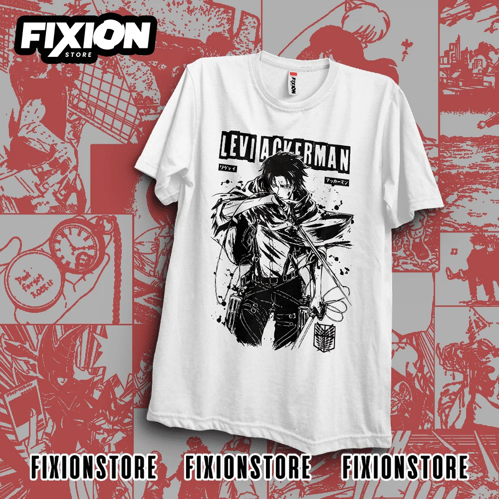 Shingeki no Kyojin – LeviAnime T Shirt Manga Gift For Anime Lover All Size Cotton