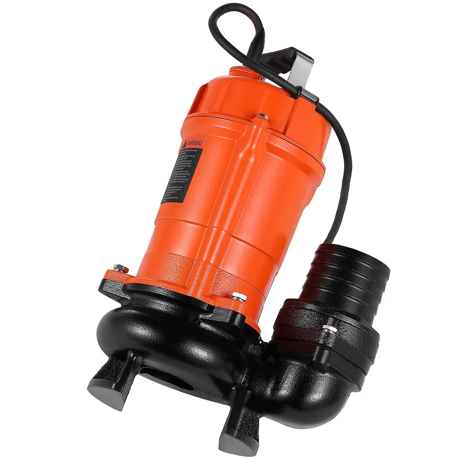 1 Submersible Trash Pump 5000 GPH 120V Cast Iron Sump Sewage Pump 3 in Discharge 40 ft Max Lift for Dirty Clean Water Pool Garden Pond Basement Flooded Areas