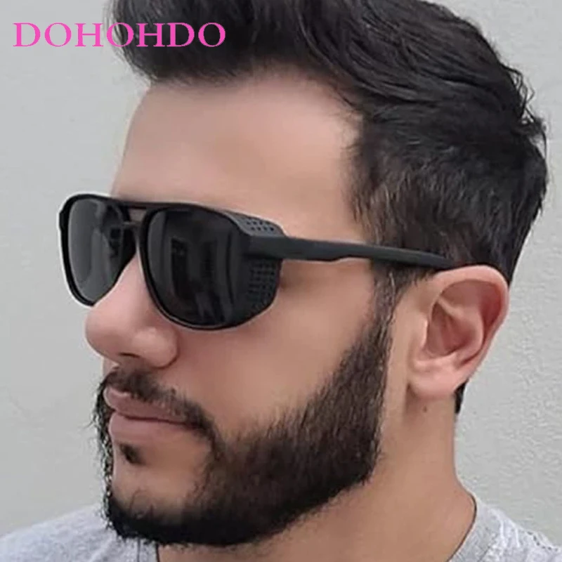 

New Vintage Double Bridge Square Pilot Women Sunglasses Brand Designer Men Sunglass Outdoor Driving Shades Unisex Lentes UV400