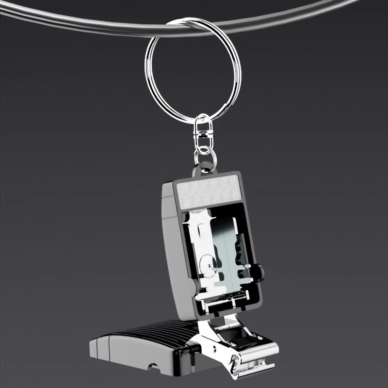 Nail Clippers Collapsible Portable Travel Fingernail Scissors Cutter Stainless Steel splash-proof nail clipper Manicure Tool