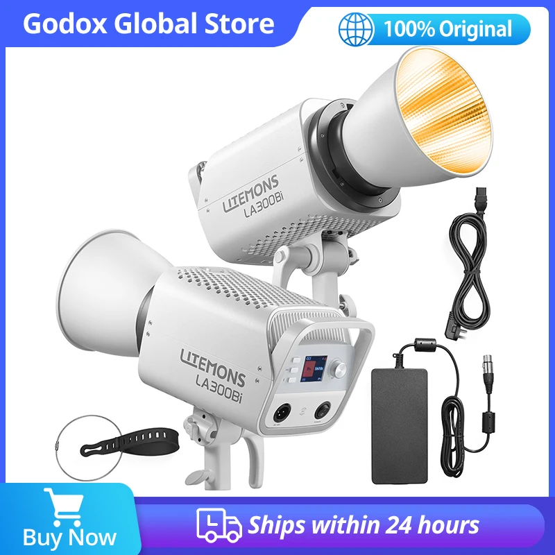 GODOX LA150R LA200R LA300R LA300Bi LITEMONS Full-color LED Light with App Control Photography Light Bowens Mount for Video Vlog