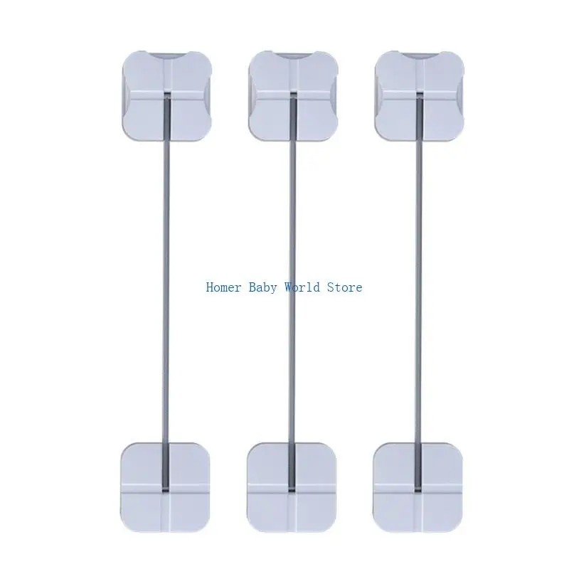 B2QD قفل أمان للأطفال، ثلاجة، قفل حماية مفتوح، درج مقاوم للأطفال