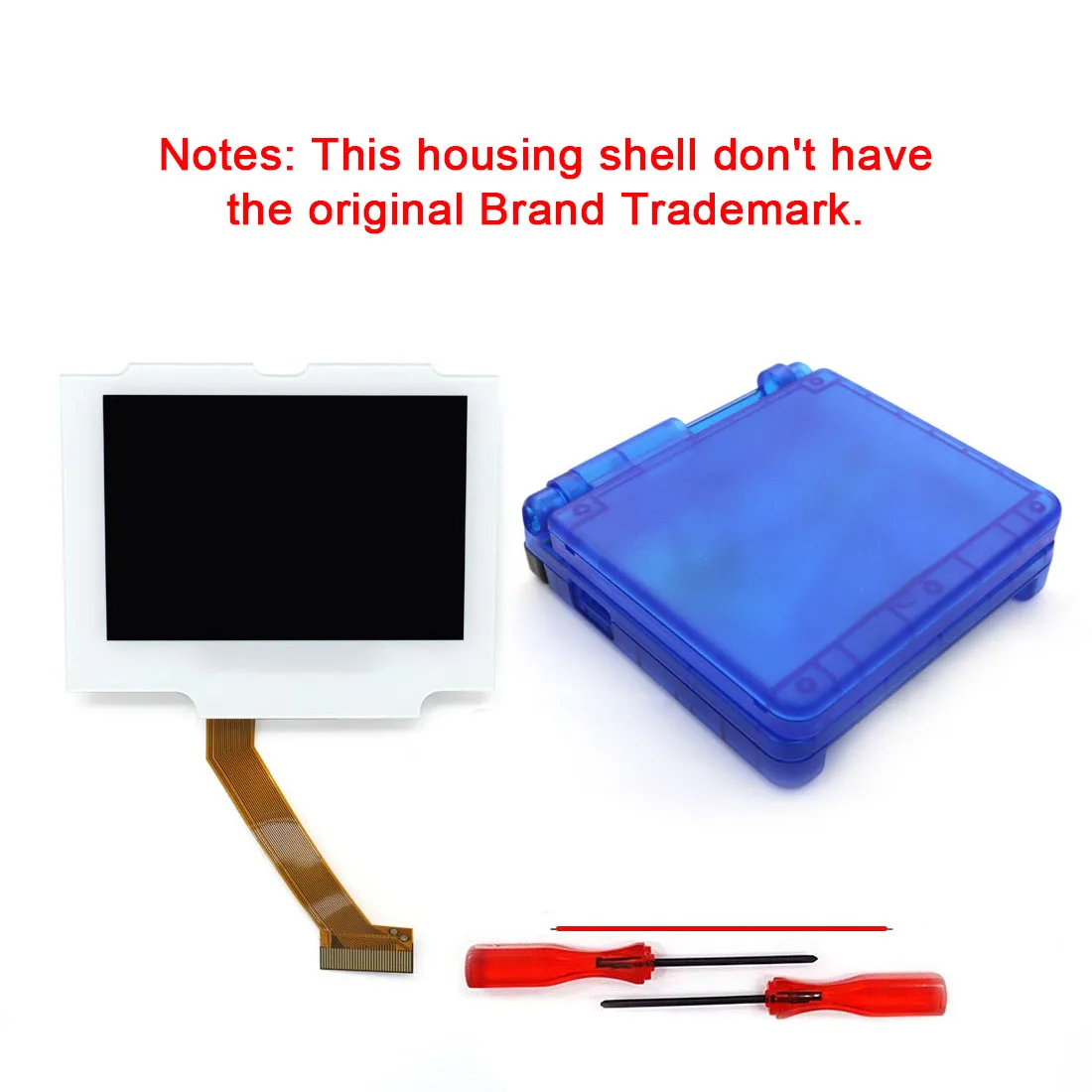 Hispeedido Pre-Laminated IPS V5 LCD-Kits für GBA SP, hochheller Bildschirm, kein Zuschnitt erforderlich, für Gameboy Advance SP.