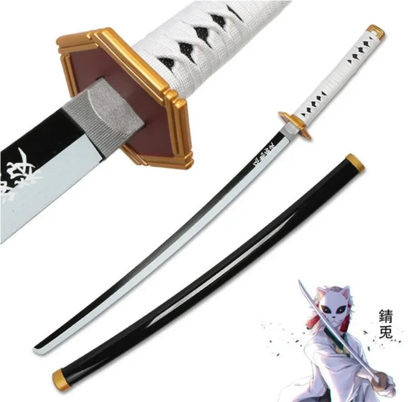 80cm Demon Slayer Sword Katana JaponesaTanjirou Anime Swords Weapon Model Ninja Kids Toys Cosplay Swords Prop Boy Gift Toy Sword